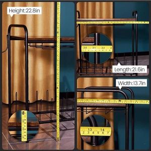 Armadietto Portagioie a Muro Bianco a 4 Livelli con 6 Cassetti, 8 Luci LED Blu, Specchio Non Integrale, Organizzatore per Gioielli in Legno - Product Image 3