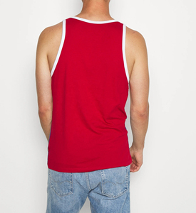 Débardeurs pour hommes à prix avantageux, personnalisables avec logo, coupe ajustée, unis, sans manches, respirants, pour l'entraînement, 100% coton. - Product Image 2