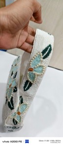 Bolso de mano con cuentas hecho a mano, elegante y asequible para damas, ideal para bodas, fiestas y festivales. - Product Image 2