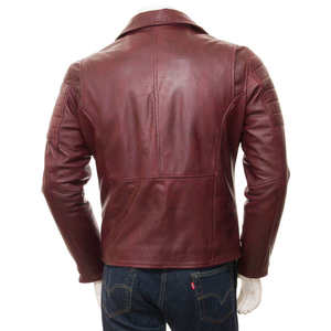 Veste en cuir et toile pour homme, style motard, haute qualité, prix réduit, fabriquée au Pakistan, idéale pour l'hiver. - Product Image 2
