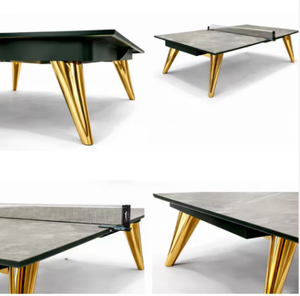 Table de ping-pong Grappa, table de tennis de table moderne de luxe avec pieds en métal, durable, écologique, pour l'intérieur, pour la maison, le club - Product Image 3