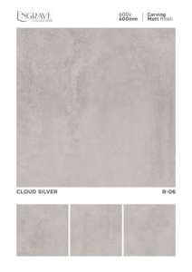 Carreaux de porcelaine décoratifs mats de qualité supérieure 600X600MM 24X24 Carreaux de sol en céramique vitrifiée pour murs et sols intérieurs - Product Image 5