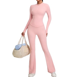 Premium Quality Women Yoga Set Customize Design Logo Yoga Set Casual Gym Bra Yoga Leggings Set - Product Image 1