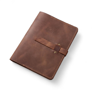 Factory Price Custom Logo Genuine Leather A4 Vintage Premium Material <b>Document</b> Carrying Portfolio Travel Business File <b>Holder</b> - Product Image 1