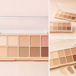 พาเลทอายแชโดว์ Nude Dimension-10 เฉดสีเมทัลลิกและชิมเมอร์ เมคอัพแบบอัดแข็งจากแร่ธาตุ - Product Image 1