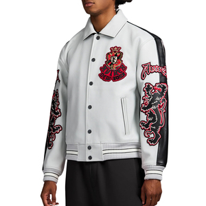 Wholesale <b>Top</b> Selling Men's <b>Leather</b> Avirex Jacket <b>High</b> Quality Custom Logo <b>Leather</b> Made Men Avirex Jackets - Product Image 4
