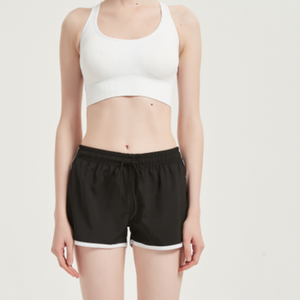 Shorts de sport taille haute pour femme en molleton de coton respirant, style décontracté, avec poches, motif tendance, idéal pour l'été et l'entraînement - Product Image 5