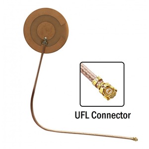 Antenne interne LTE de haute qualité à faible perte, modèle ET-LTPC-3L10CP22-U, câble RG178 + connecteur UFL pour applications externes ETEILY - Product Image 1
