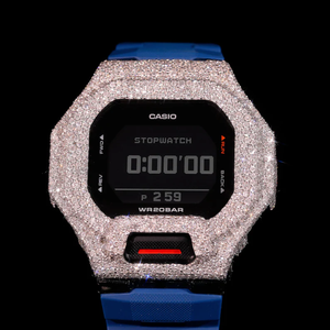 Montre Homme de Luxe Starspire Jewels à Mouvement Automatique Quartz ETA, Moissanite VVS, Style Business Hip Hop, Métal Givré et Bracelet Caoutchouc - Product Image 2