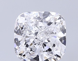 Diamant de luxe 3 carats taille coussin, couleur D, clarté VS1, excellente finition, pierre précieuse scintillante pour bague de fiançailles personnalisée - Product Image 1
