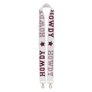 <b>CRYSTAL</b> <b>CRAFT</b> Model 2109 Gameday Customized Beaded Purse Strap with Unique Design Handbag Chain Embroidery Custom Color & Size - Product Image 6