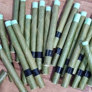 Toutes les tailles King Queen rouleaux de feuilles de palmier roulés à la main meilleurs prix White label posséder votre marque bois et verre conseils en vrac approvisionnement d'usine - Product Image 1