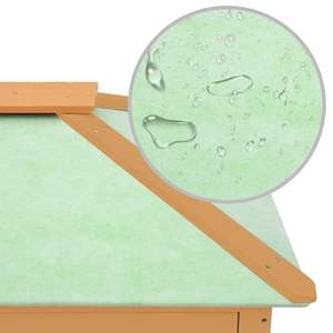 Casa e mobili per animali in legno massello di abete a doppio pavimento - Product Image 6