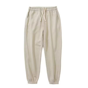 Pantalones Jogger Oversize para Hombre con Cordón, Ajuste Holgado, Peso Medio, Efecto Blanqueado, Pierna Ancha, Casuales, de Descanso, Tela Suave, Venta al por Mayor - Product Image 3