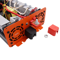 Convertisseur d'énergie HOULI à onde sinusoïdale pure monophasé 4000W 12V vers 230V/120V 50/60Hz, efficacité 90%, pour usage domestique et automobile