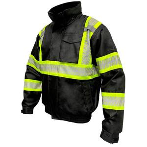 เสื้อแจ็คเก็ตสำหรับงานก่อสร้างอุตสาหกรรมแบบสะท้อนแสงสำหรับฤดูหนาว  แบบหนา  สำหรับคนงาน  รับผลิตตามสั่ง ขายส่ง - Product Image 5