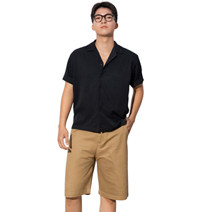 Pantalones Cortos Deportivos para Hombre, Cintura Media, Compresión Personalizada, 100% Poliéster, Tejido Oxford, Malla Vintage, Secado Rápido, Cierre de Cremallera Frontal, Precio Competitivo - Product Image 3