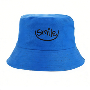 Sombrero de Pescador Personalizado con Logotipo Bordado, de Poliéster/Algodón, Transpirable, para Uso Diario, Protección Solar, Color Sólido, Unisex - Product Image 4