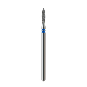 Professional Diamond <b>Nail</b> Drill Bit Sharp Flame 2.1mm Blue Grit for Cuticle Manicure (Premium) - Product Image 4