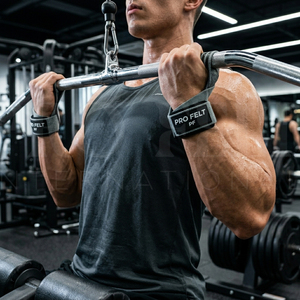 Sangles de soutien pour poignets 100% coton, respirantes, professionnelles, pour musculation, powerlifting et fitness. - Product Image 4