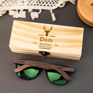 Vietnam Élégant Durable Rectangle En Bois Lunettes Boîte De Rangement Conception De Protection pour Lunettes et Lunettes De Soleil - Product Image 1