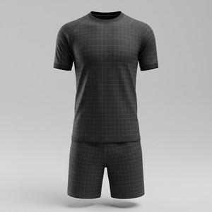 Maillot de football unisexe avec short, ensemble deux pièces Gym Elite, uniforme d'entraînement de football, vêtements de sport à séchage rapide, OEM personnalisé - Product Image 1