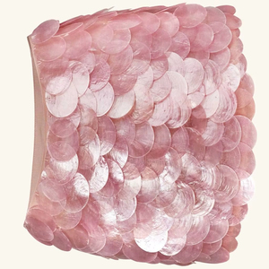 Flecos de Lujo con Cuentas Onduladas, Adorno de Flecos con Cuentas Hechas a Mano, Flecos Largos con Borlas y Cuentas - Product Image 1