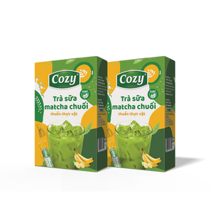 Poudre de thé au lait de banane matcha en marque privée OEM, soluble dans l'eau, vente en gros pour l'hôtellerie-restauration, emballage de thé personnalisé - Product Image 4