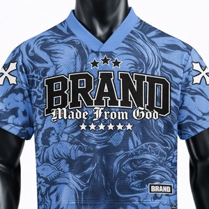 High Quality American Football Jersey and Shorts Set Breathable Sports Uniform Personalized Team Wear for Training Matches - Product Image 5