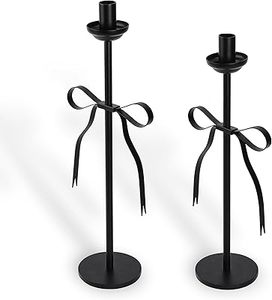 Exclusive Design Eco-Friendly Aluminium Holder One Plate Black Candle Stand for Home Decoration Weddings Festive Events-<b>Portable</b> - Product Image 6
