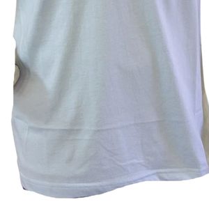 เสื้อยืดคอกลมแขนสั้นผู้ชาย แต่งขอบตัดสี ผ้าฝ้ายลำลอง สไตล์วินเทจ ใส่สบาย เหมาะกับทุกวัน สตรีทแวร์ - Product Image 6