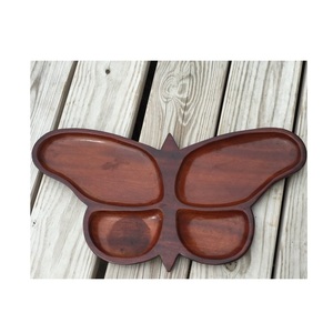 Plateau en bois classique fait main, écologique, pour servir, cuisine, table à manger, restaurant, événements, présentation décorative - Product Image 6