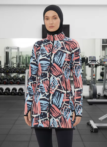 Conjunto Deportivo Musulmán para Mujer con Cierre y Bolsillos, de Secado Rápido, Precio al por Mayor - Product Image 4