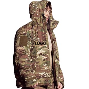 Breathable <b>Men's</b> Camouflage Hooded Puffer <b>Jacket</b> Winter Thick Windproof Zipper Outerwear Heavyweight Bottomland <b>Camo</b> <b>Jackets</b> - Product Image 1