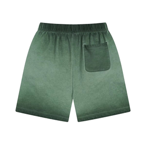 <b>Men</b> Vintage Acid Wash Mid Shorts Eco-Friendly Mini Pockets Washed Swim <b>Trunks</b> Solid Color Quick Dry Breathable Soft Custom Logo - Product Image 5