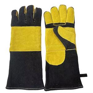 Gants de soudage en cuir de haute qualité, antistatiques, de protection, personnalisables, prix de gros, pour l'hiver, usage industriel - Product Image 1