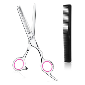Ciseaux à effiler de qualité supérieure pour salon de coiffure, pour droitiers, 6,7 pouces, avec peigne - Product Image 1