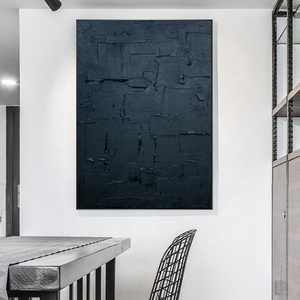 Peinture à l'huile purement artisanale sur toile, paysage moderne, décoration pour canapé, salon, porche, couloir, allée, JZ Arts - Product Image 2