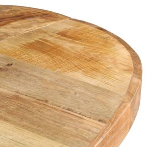 Table à manger en bois de manguier avec pieds noirs - Product Image 6