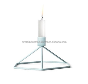 Soporte de vela de Metal de diseño clásico, portavelas decorativo de 8 pilares para el hogar, portavelas de alambre de hierro y Metal - Product Image 3