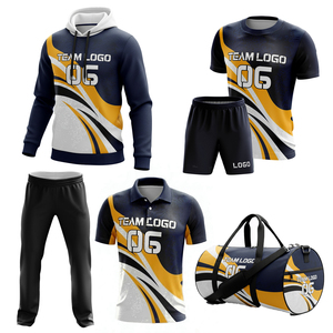 Uniformes de football pour adultes par sublimation Kit d'uniformes de football en polyester 100% Offre de paquet de grande taille pour l'équipe d'uniformes de football - Product Image 1