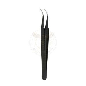 Pinzas para Pestañas Profesionales de Alta Calidad, Personalizadas, de Acero Inoxidable, Antiestáticas, Duraderas, con Punta Suave - Product Image 1