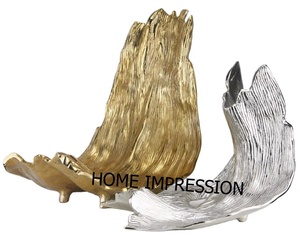 ชามโลหะสุดสร้างสรรค์สำหรับตกแต่งปะการังเลื่อนได้ชามออกแบบใหม่ทันสมัยสำหรับบ้านโรงแรมร้านอาหารชามบนโต๊ะอาหาร - Product Image 2