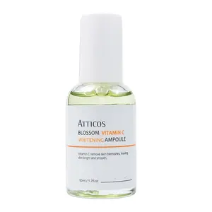 [Atticos] Blossom Vitamin C pemutih ampul 50ml pemasok Korea K produk perawatan wajah label pribadi