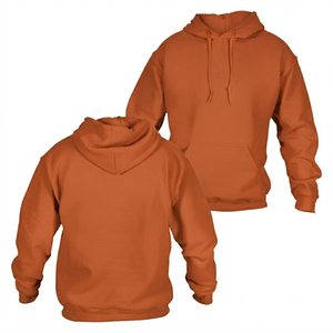 Sweat à capuche décontracté doublé pour homme en tissu French Terry pour la gym, le fitness et la saison hivernale, motif lettres - Product Image 6