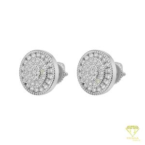 Boucles d'oreilles clous en diamant de laboratoire Radiant, en argent sterling 925 plaqué or et argent, bijoux élégants de qualité supérieure - Product Image 4