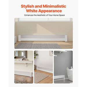 Copertura Frontale in Acciaio Resistente Serie Basic da 5 Piedi per Unità di Riscaldamento Elettrico Domestico, Serie Basic per Riscaldamento Elettrico - Product Image 4