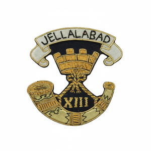 Insignias de alambre de oro laminado hechas a mano OEM |   Insignias, broches y parches para uniformes bordados a mano en oro y plata - Product Image 2