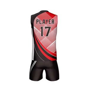 Vêtements de sport en polyester, ensemble d'uniformes de volley-ball, designs personnalisés très vendus, uniformes de volley-ball pour adultes pour les joueurs d'équipe - Product Image 6