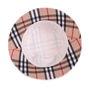 Chapeau Bob Unisexe Décontracté Printemps-Été pour l'Extérieur en Polyester Popeline à Motif à Carreaux Style Adulte - Product Image 2